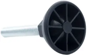 Опора резьбовая ОРШ49-12х75 шарнирная, черная