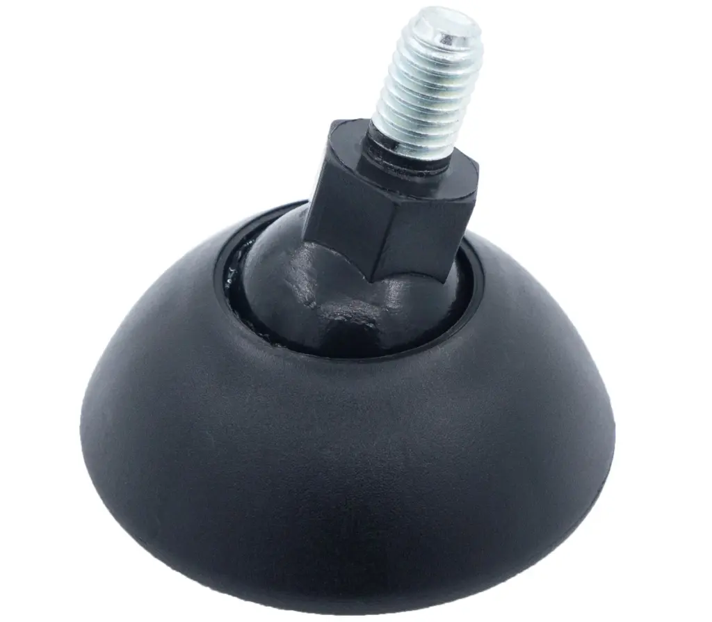 Опора резьбовая ОРШ49-8х15 шарнирная,черная