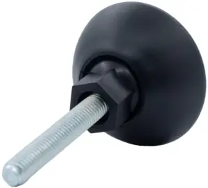 Опора резьбовая ОРШ49-8х85 шарнирная,черная