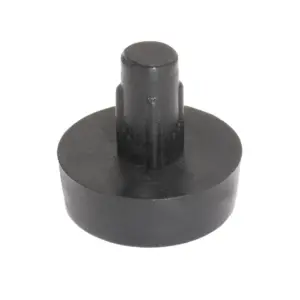 Подпятник круглый, d 5 мм основание 15 мм, черный, серия Р