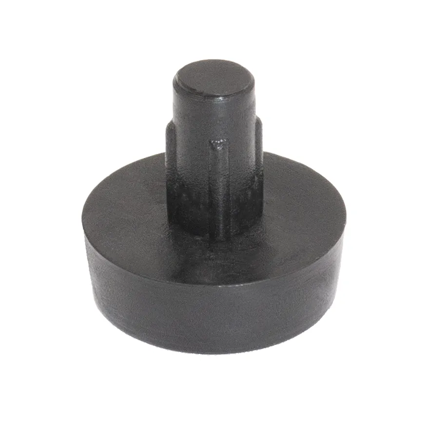 Подпятник круглый, d 5 мм основание 15 мм, черный, серия Р