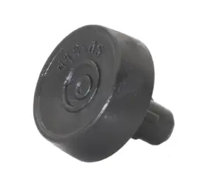 Подпятник круглый, d 5 мм основание 15 мм, черный, серия Р