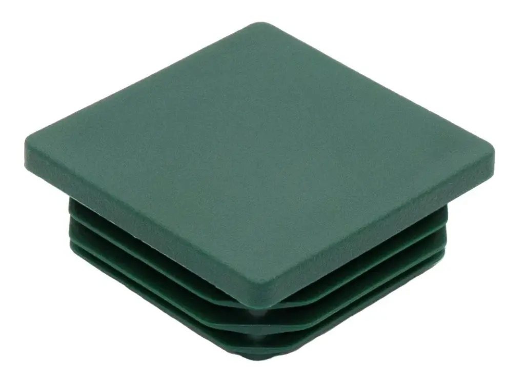 Заглушка квадратная для труб 50х50 мм, черная