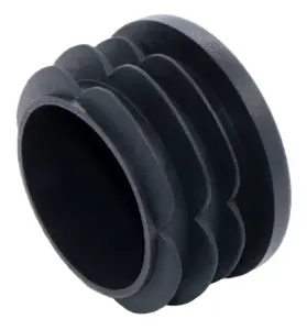 Заглушка круглая для труб Ø50 мм, практичная, черная