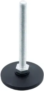 Опора резьбовая ОР60-10х120 поворотно-шарнирная, черная