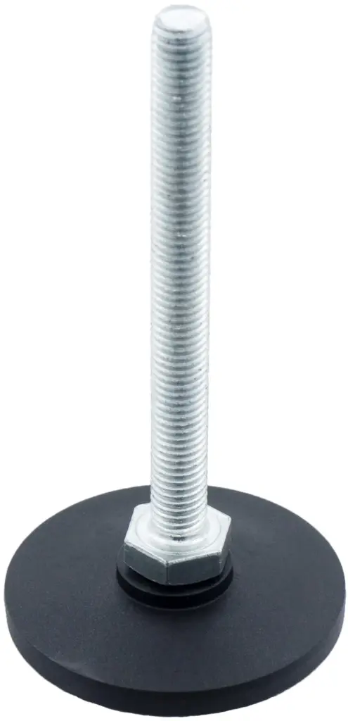 Опора резьбовая ОР60-10х120 поворотно-шарнирная, черная