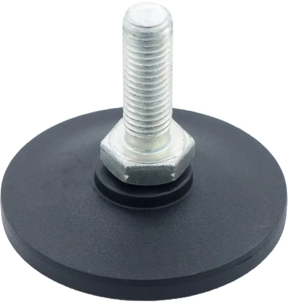 Опора резьбовая ОР60-10х35 поворотно-шарнирная, черная