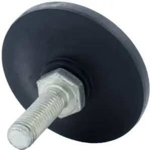 Опора резьбовая ОР60-10х35 поворотно-шарнирная, черная