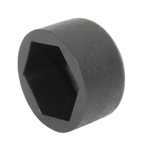 Колпачок на болт/гайку М6,черный, плоский, RAL 9017