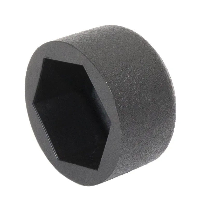 Колпачок на болт/гайку М6,черный, плоский, RAL 9017