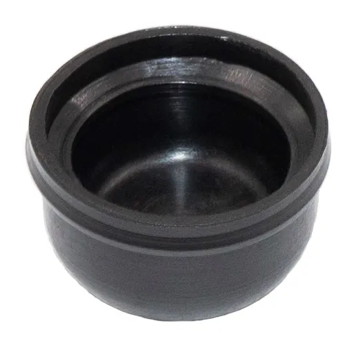 Колпачок пластиковый на винт/болт М6, черный, серия TPDR6, основание 14,5 (KM6ШЧН)