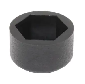 Колпачок на болт/гайку М6,черный, плоский, RAL 9017