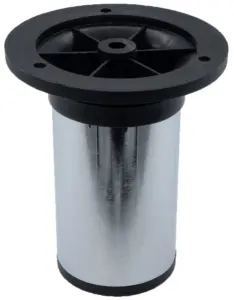 Регулируемая ножка дивана, 50х0,8х100 мм, хромированная