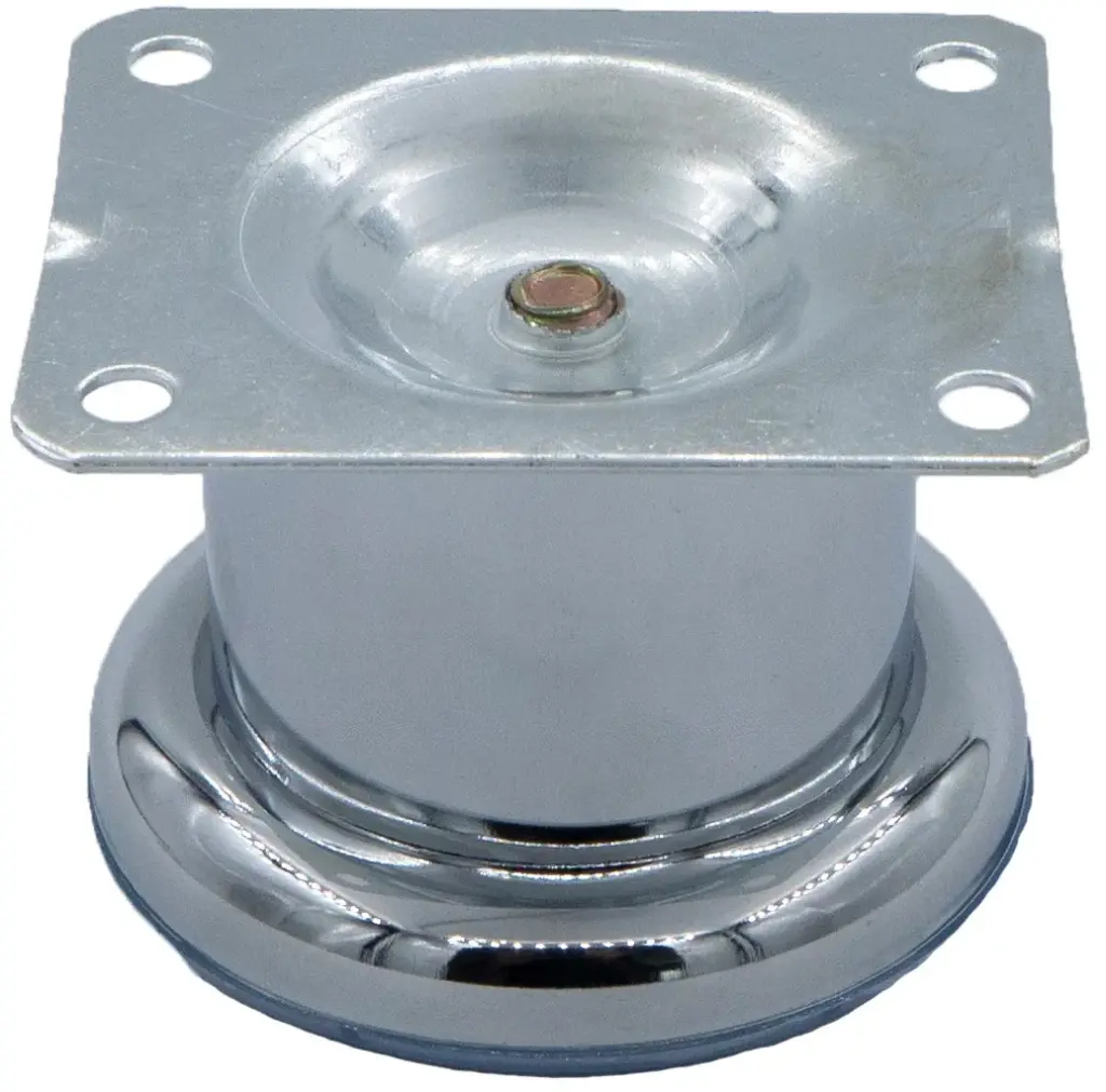 Опора для дивана, 50*0,6*50 мм с пластиной 58*69*1,4 хром