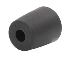 Пластиковая заглушка 30х25,5 мм для труб или прутков Ø8 мм, наружная, черная