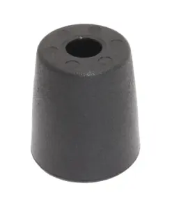 Пластиковая заглушка 30х25,5 мм для труб или прутков Ø8 мм, наружная, черная