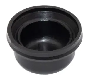 Колпачок пластиковый на винт/болт М8, черный, серия TPDR8, основание 19,8 (KM8ШЧН)