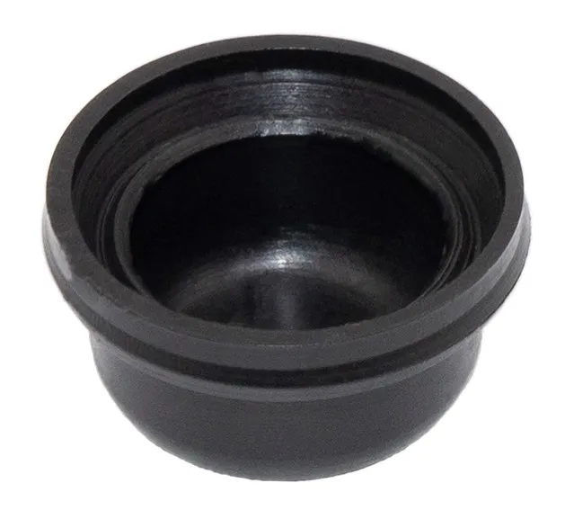 Колпачок пластиковый на винт/болт М8, черный, серия TPDR8, основание 19,8 (KM8ШЧН)