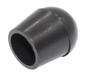 Заглушка пластиковая круглая Ø8 мм, наружная, черная