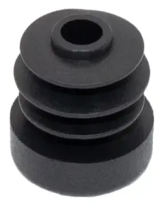 Заглушка пластиковая круглая Ø14 мм, внутренняя, черная