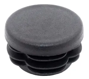 Заглушка для труб Ø28 мм, внутренняя, практичная, черная