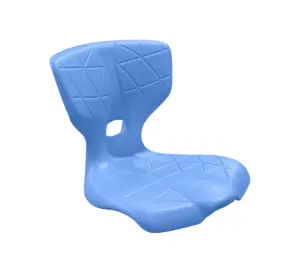Монолитное сидение-спинка пластиковое Ковш Акула, цвет Васильковый