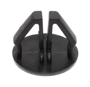 Заглушка пластиковая под отверстие d 9,5-13, ультратонкая шляпка Ø16, черная