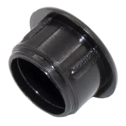 Заглушка пластиковая круглая под отверстие Ø11, черная (ZDO14х11/CZ)