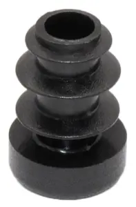 Заглушка пластиковая круглая Ø10, практичная, черный