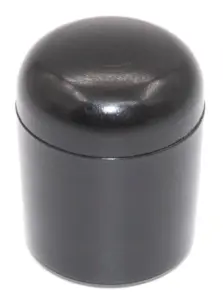 Заглушка пластиковая круглая Ø10, наружная, черная