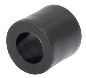 Втулка с внешним d10мм/внутр. d6мм черная, материал ПВД