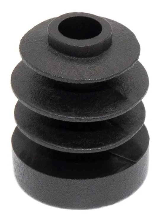 Заглушка круглая Ø16 мм, практичная с плоской шляпкой, белая