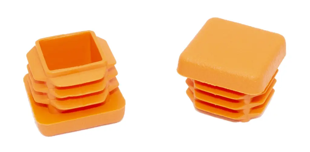 Заглушка квадратная для труб 20х20 мм, люм. зеленый (20-20П-6038Н)