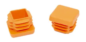 Заглушка квадратная для труб 20х20 мм, люм. зеленый (20-20П-6038Н)