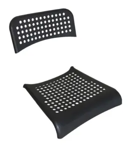 Комплект пластика спинка сиденья для стульев Adde белый RAL9003