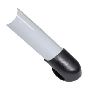 Опора наконечник круглая D32, наруж. угловая, красный RAL3028