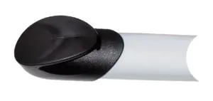 Опора наконечник круглая D32, наруж. угловая, жемчужно-белый бежевый RAL 1013