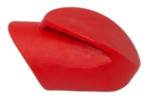 Опора наконечник круглая D32, наруж. угловая, оранжевый RAL2003