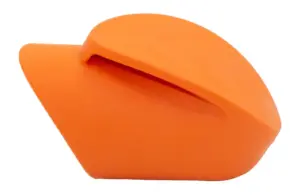 Опора наконечник круглая D32, наруж. угловая, бежевая