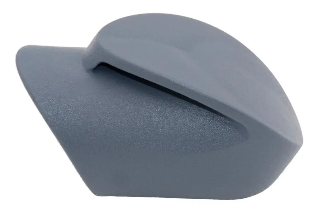 Опора наконечник круглая D32, наруж. угловая, серая