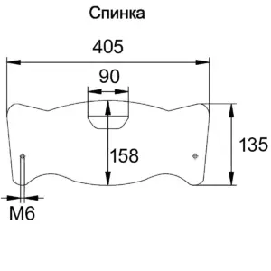 STAND UP комплект спинки и сиденья, белый RAL9003