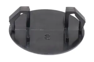 Заглушка пластиковая под отверстие d 27-33, ультратонкая шляпка Ø35, белая (TFLH27)