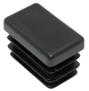 Заглушка прямоугольная 15х25/SZ, серая