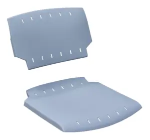 Комплект спинки и сиденья Sigma сине-голубой RAL5012