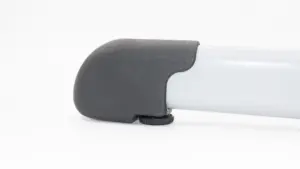 Опора наконечник эстетичный для труб овального сечения,вертикальный,25х45мм,белый