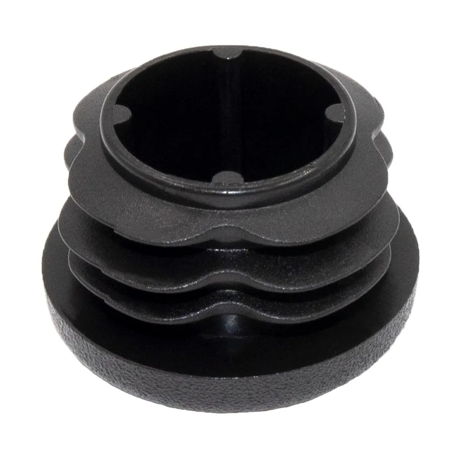 Заглушка для труб Ø25 мм, внутренняя, практичная, стенка 1.0-3.0 мм, серая