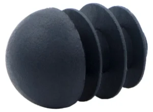 Заглушка круглая Ø16 мм сферическая с рад. ребрами, серия ILTT 16СФБН-16СБН, белая