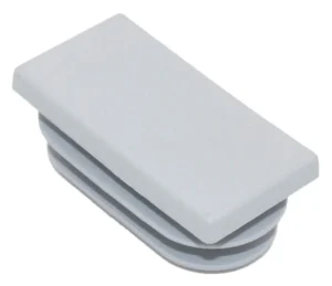 Заглушка пластиковая прямоугольная для труб 20х40, светло-бежевая