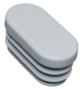 Заглушка для труб овального сечения 15х30, бежевая