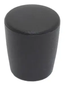 Пластиковая заглушка 30х25,5 мм для труб или прутков Ø10 мм, наружная, черная